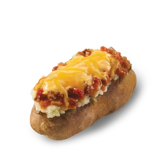 Chili & Cheese Baked Potato