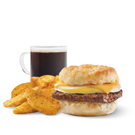 Sausage, Egg & Swiss Croissant Combo