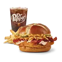 Pretzel Bacon Pub Chicken Sandwich Combo