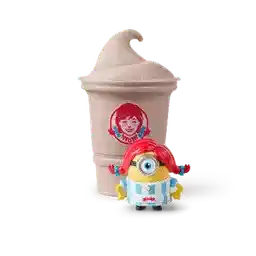 Minion Collectible + Small Classic Chocolate Frosty
